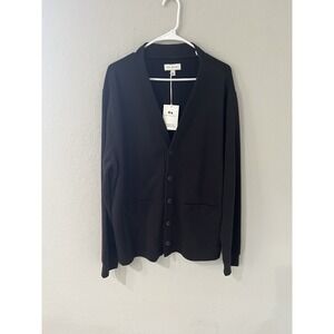 Free Asembly Black Cardigan Size Large New with Tags 100% Cotton